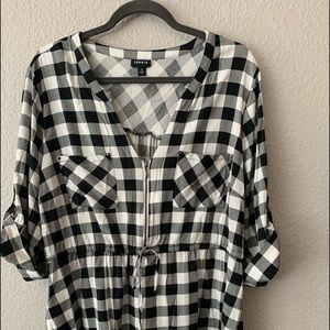 Torrid Stretch Challis Babydoll Shirt